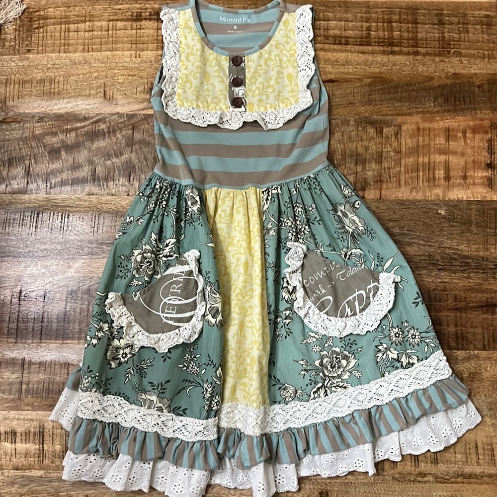 Mustard Pie girls dress size 6.